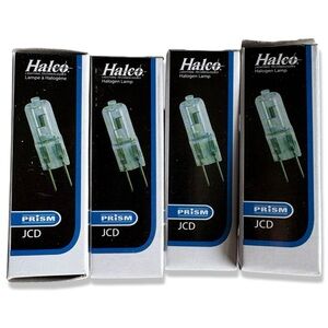 HALCO 107070 Halogen JCD100 G8 130V 100W Bulbs set Of 4